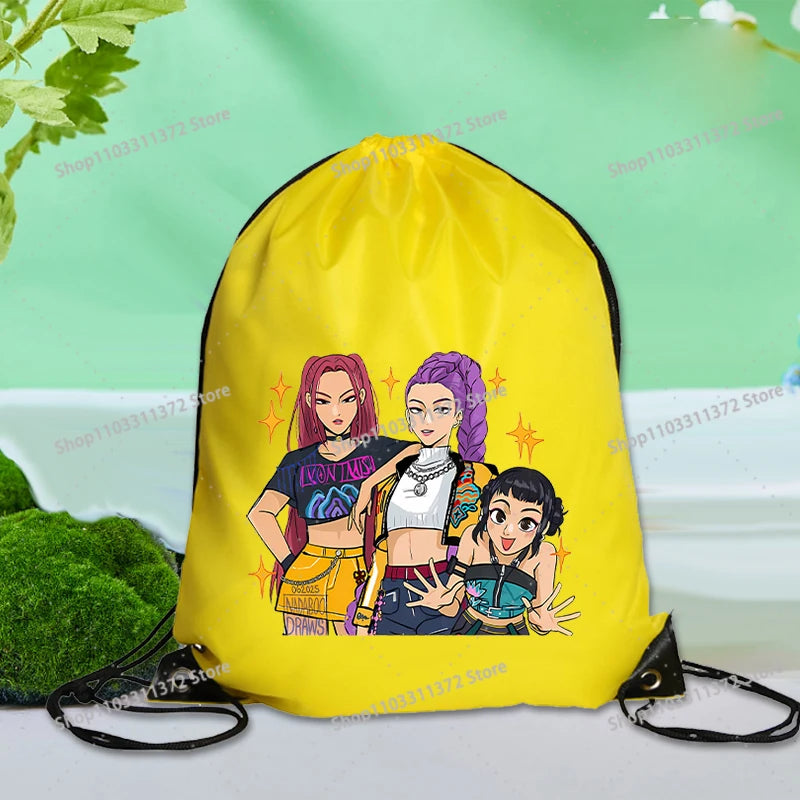K-Pop Demon Hunters Drawstring Bag