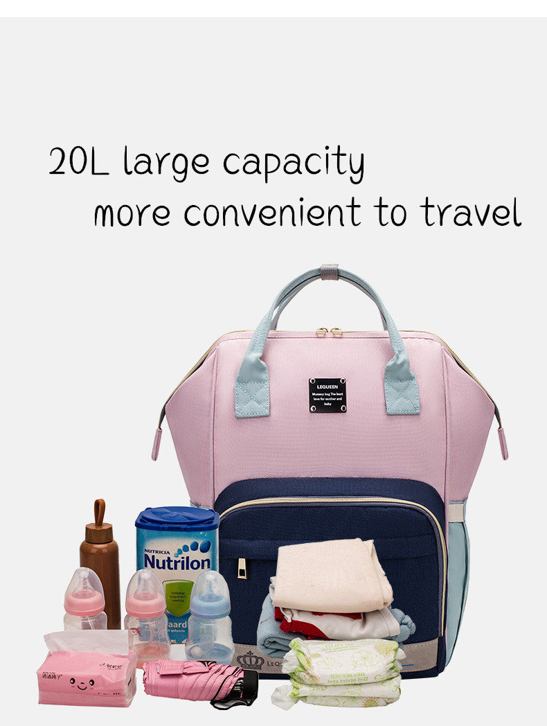 Baby changing bag in a variety of colours