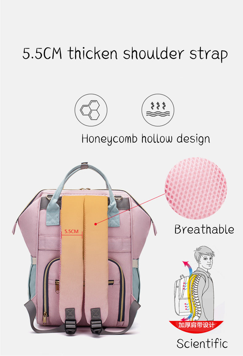 Baby changing bag in a variety of colours