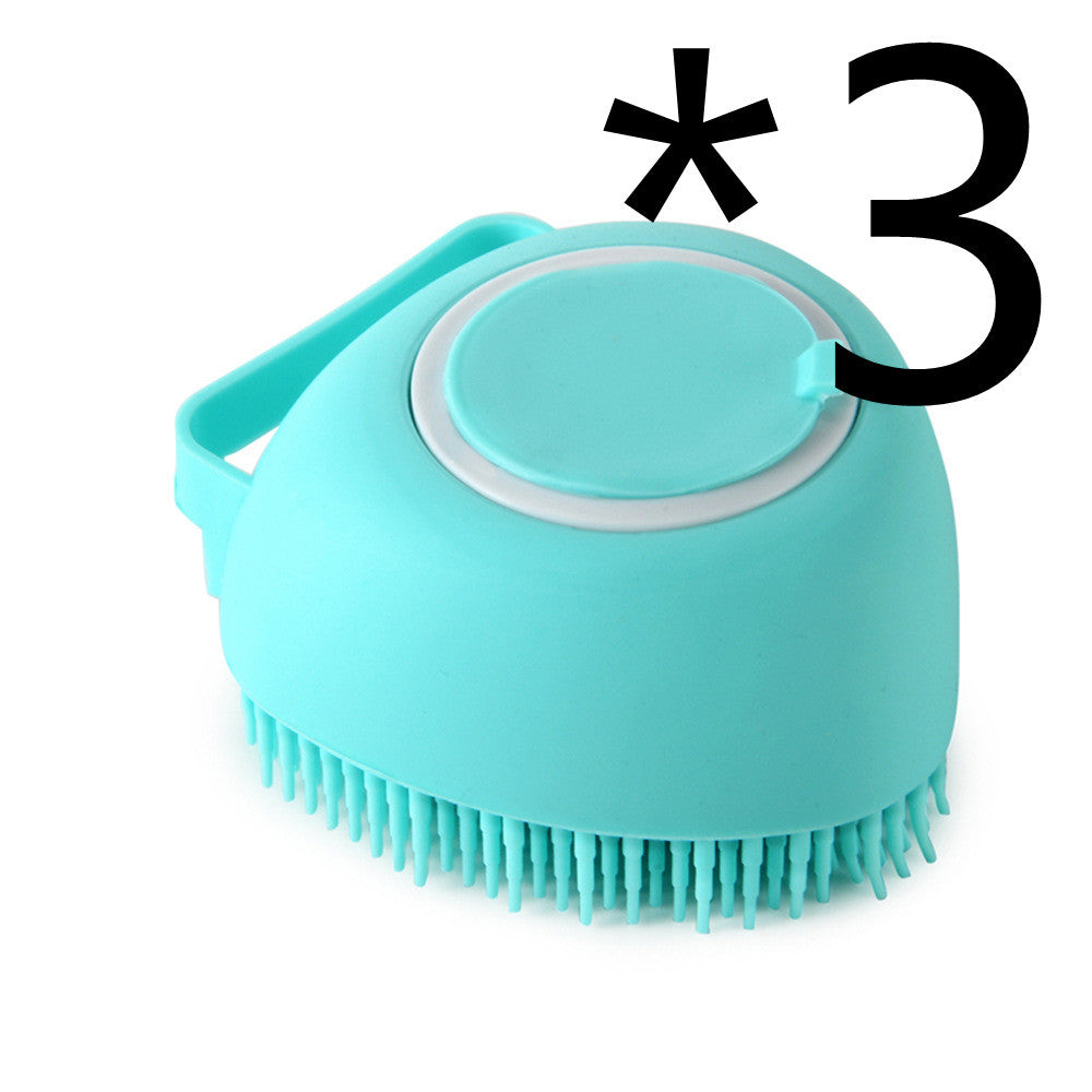 Bath, brush & massage all in one!  These silicone grooming gloves make bath time easy and fun—just add shampoo and scrub away!