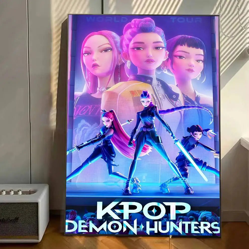 K-pop D-Demon Hunters Anime Poster Prints