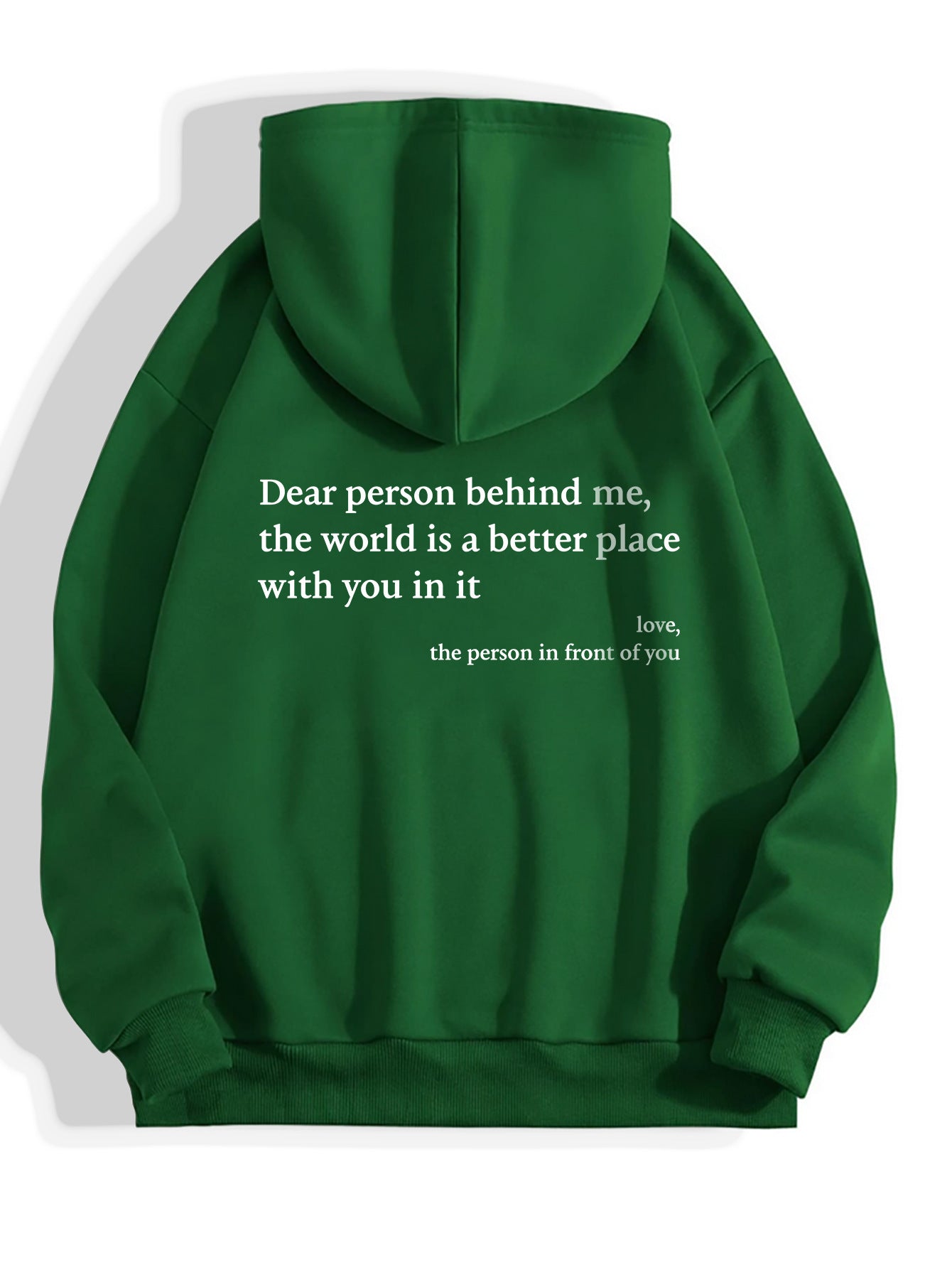 A cozy self-help hoodie that spreads kindness wherever you go