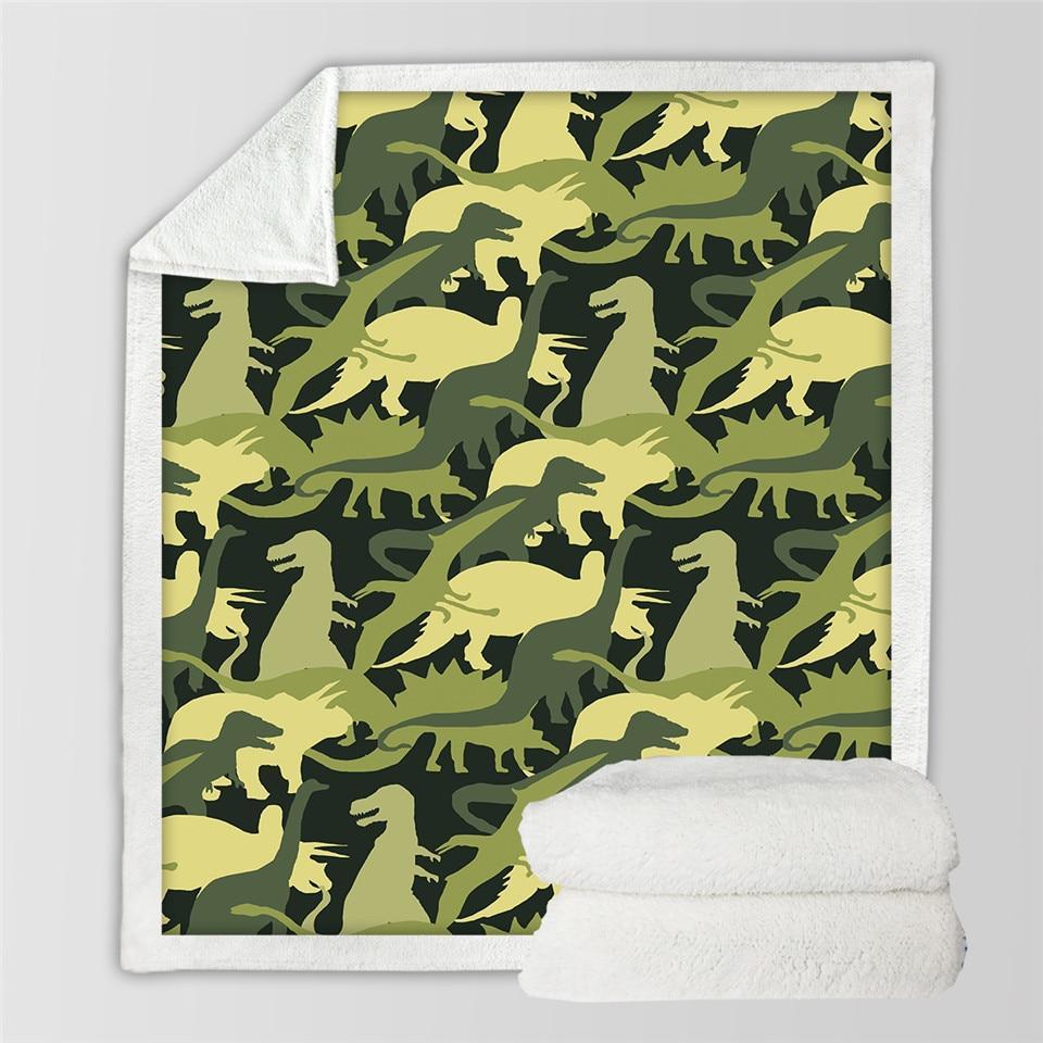 Dinosaur Soft Cotton Blanket