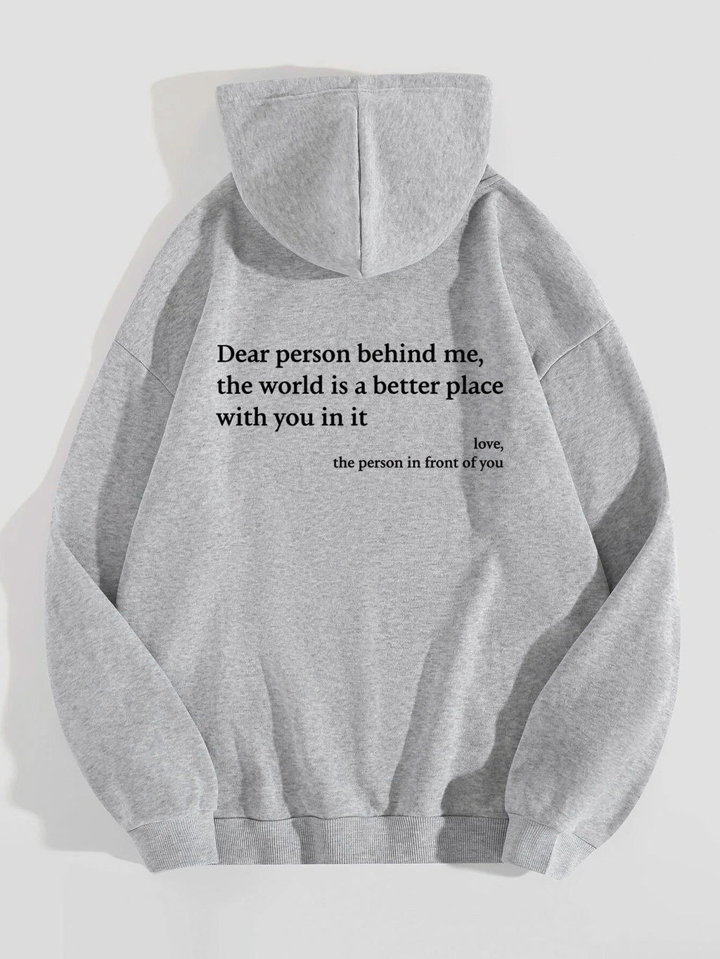 A cozy self-help hoodie that spreads kindness wherever you go