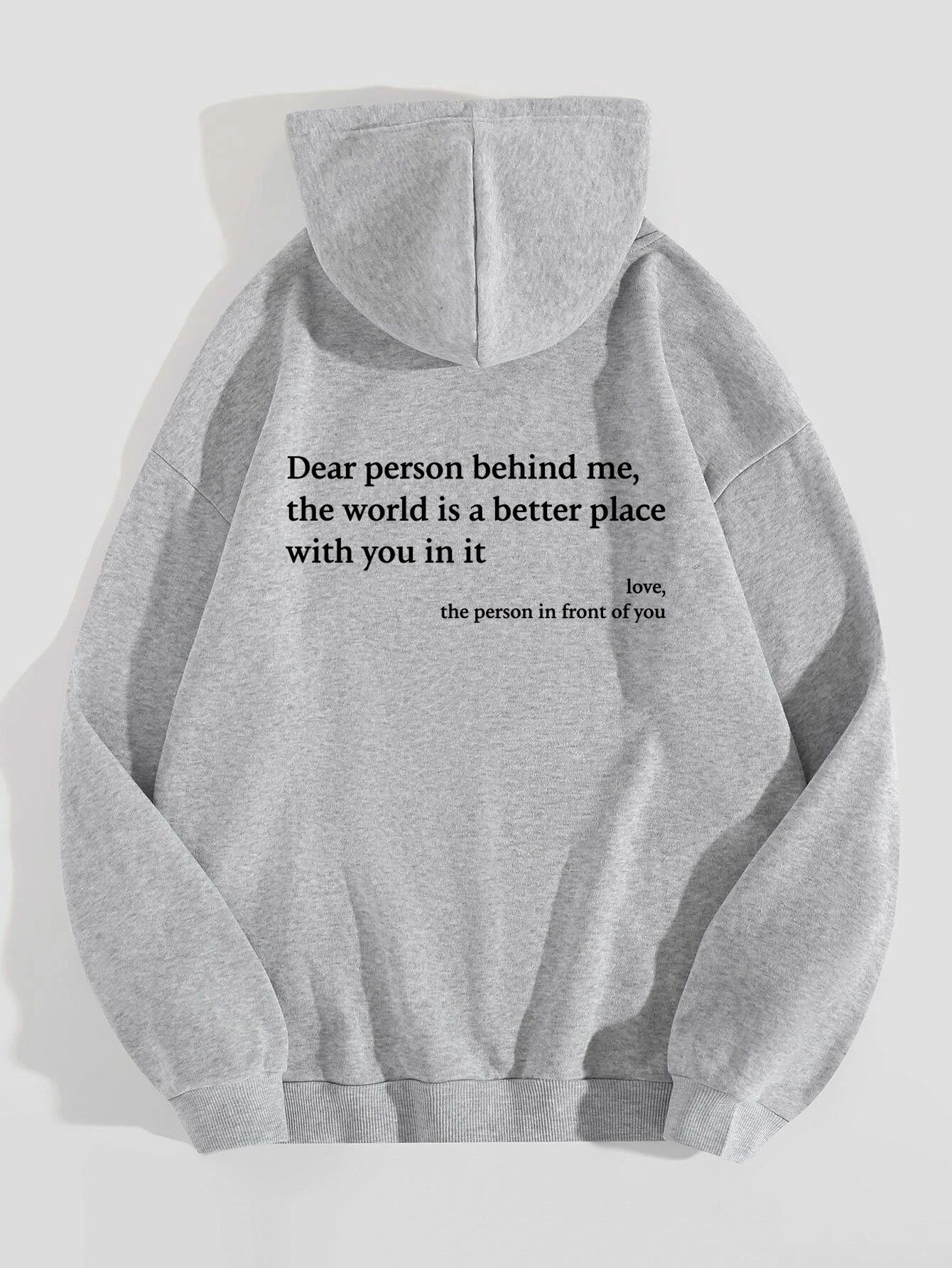 A cozy self-help hoodie that spreads kindness wherever you go