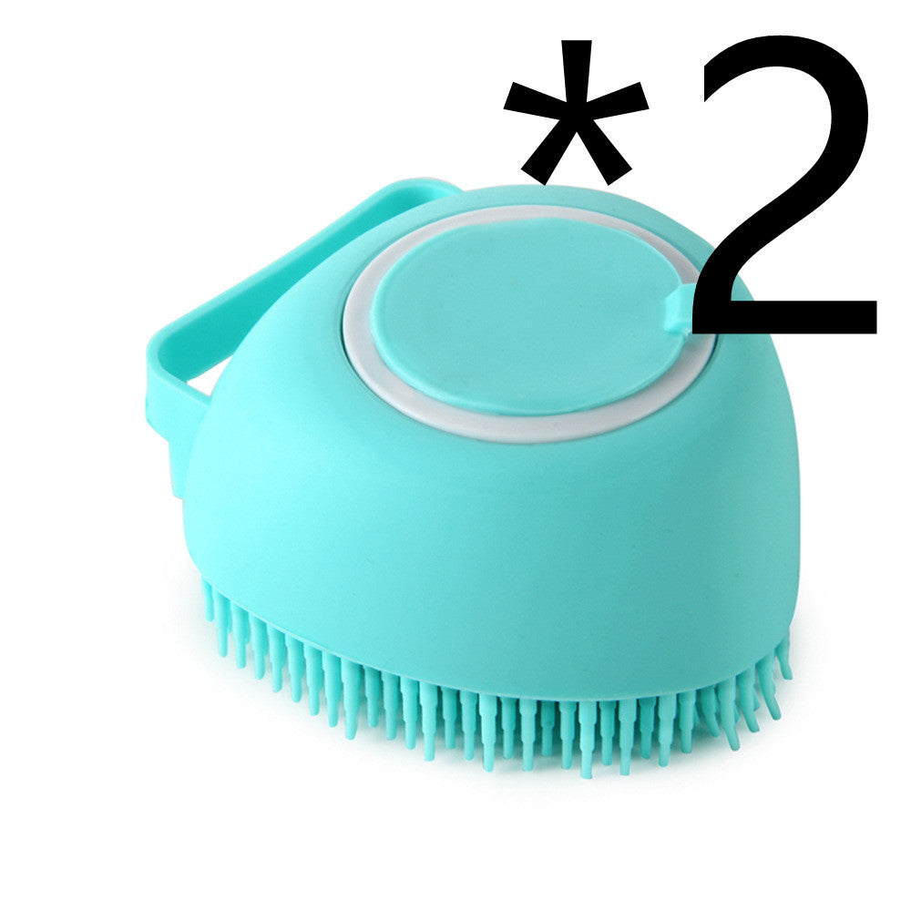 Bath, brush & massage all in one!  These silicone grooming gloves make bath time easy and fun—just add shampoo and scrub away!