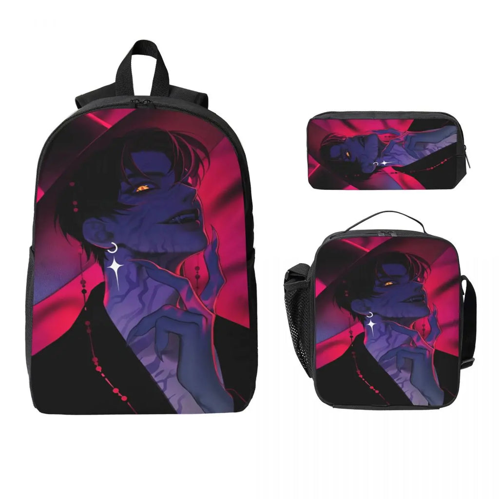 K-pop Demon Hunters Saja Boys School Bags Set