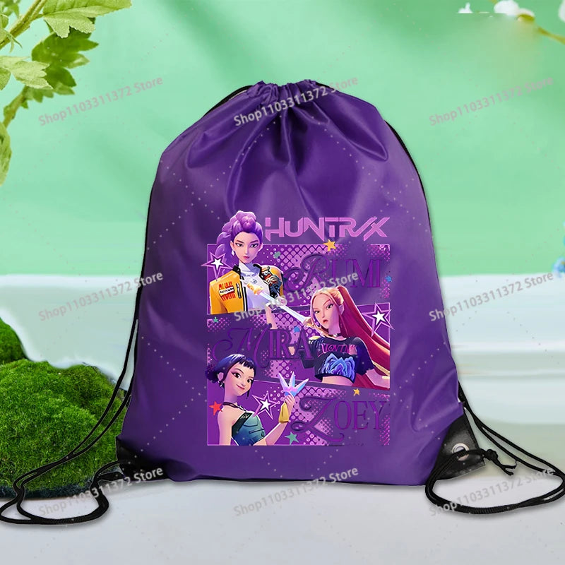 K-Pop Demon Hunters Drawstring Bag
