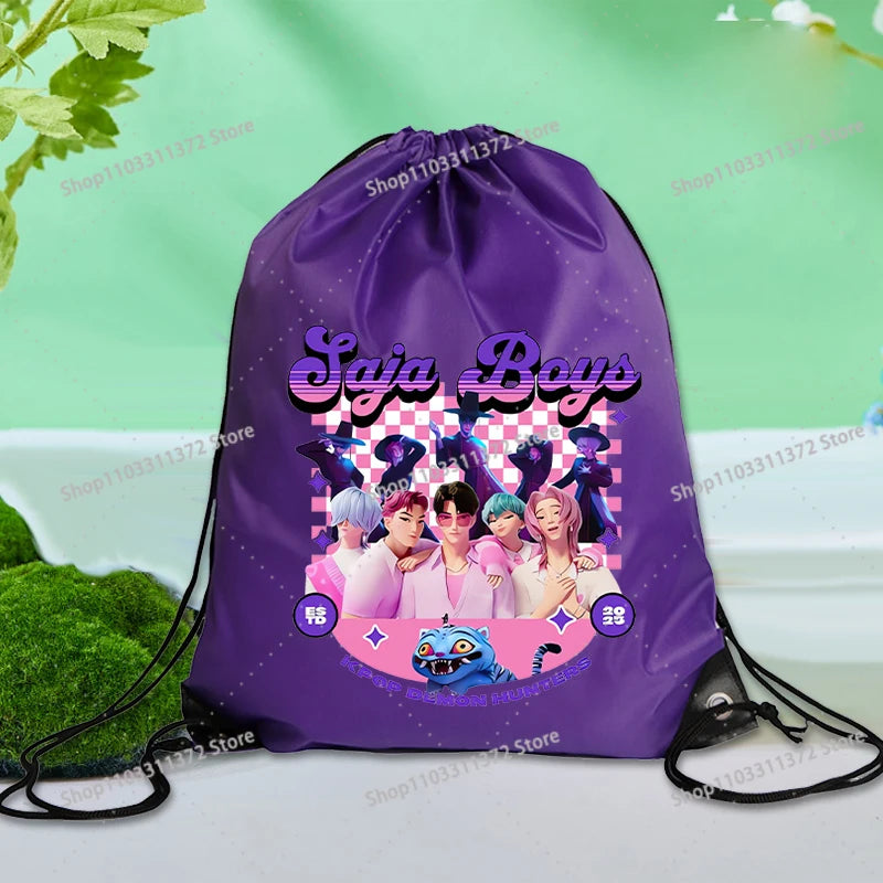 K-Pop Demon Hunters Drawstring Bag