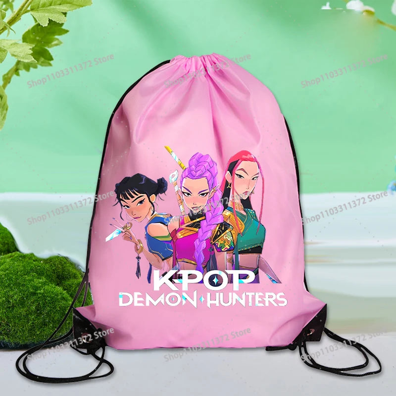 K-Pop Demon Hunters Drawstring Bag