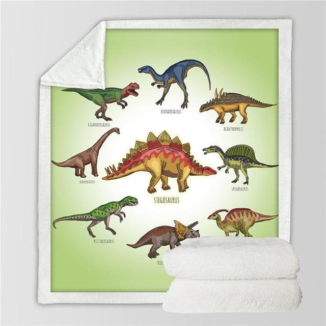 Dinosaur Soft Cotton Blanket