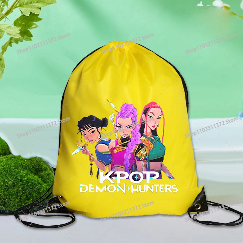 K-Pop Demon Hunters Drawstring Bag