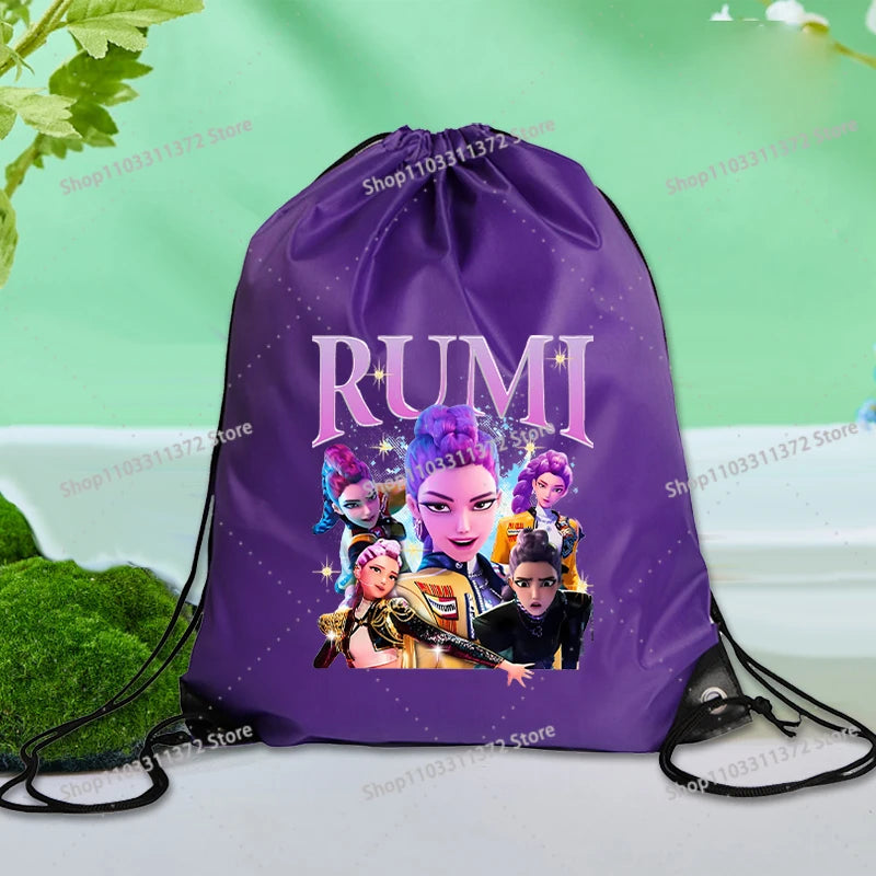 K-Pop Demon Hunters Drawstring Bag