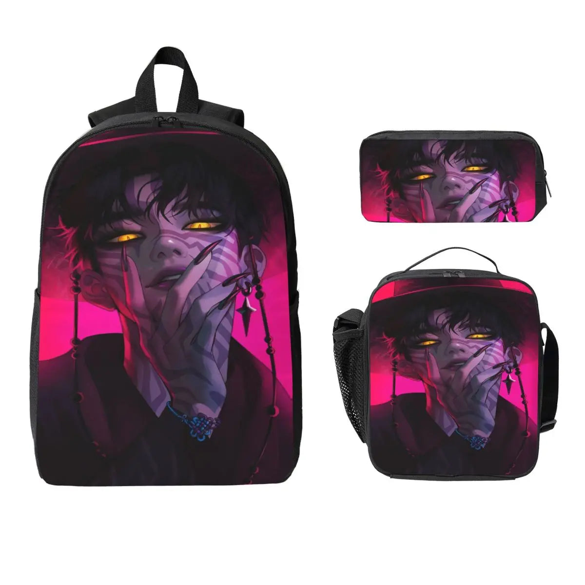 K-pop Demon Hunters Saja Boys School Bags Set