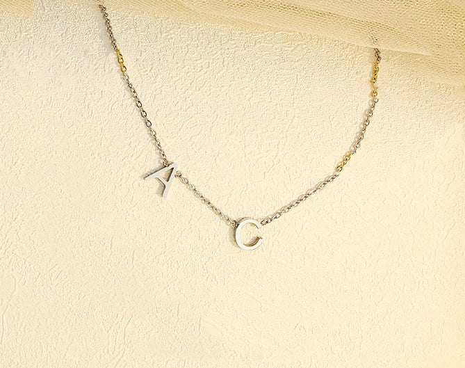Stainless Steel Alphabet Name Necklace