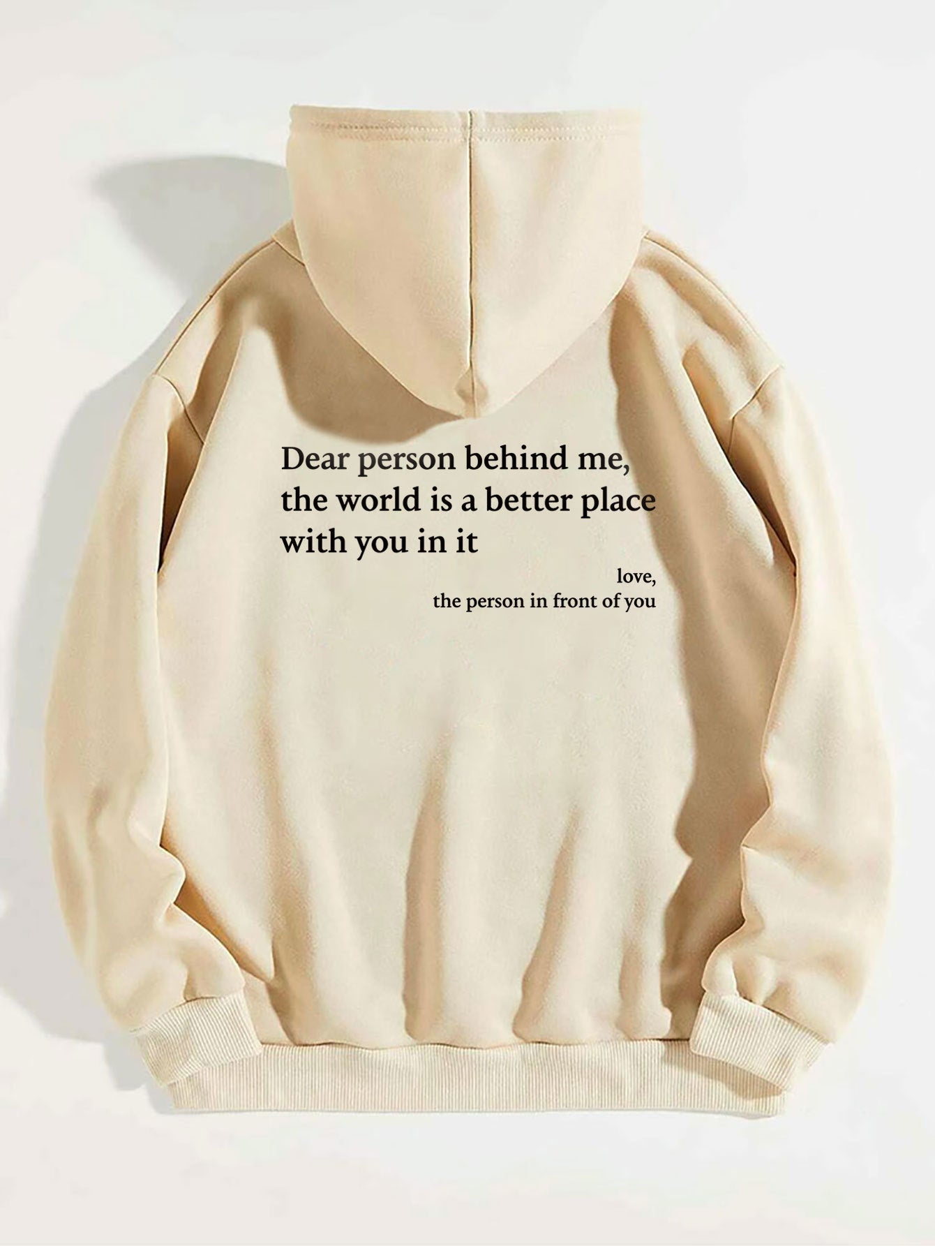 A cozy self-help hoodie that spreads kindness wherever you go
