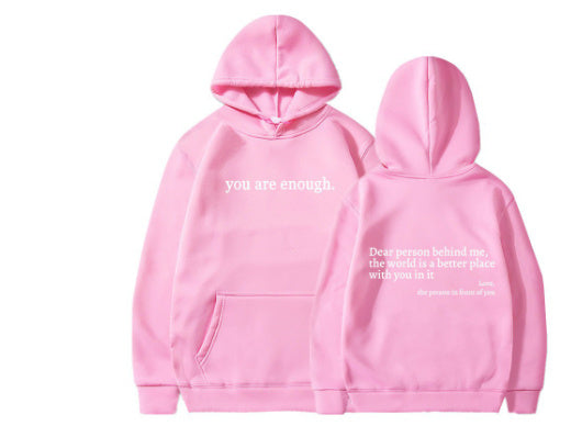 A cozy self-help hoodie that spreads kindness wherever you go