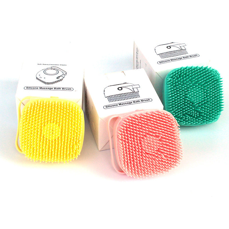 Bath, brush & massage all in one!  These silicone grooming gloves make bath time easy and fun—just add shampoo and scrub away!