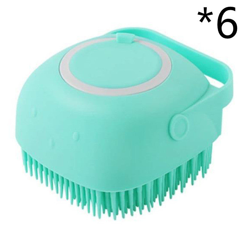 Bath, brush & massage all in one!  These silicone grooming gloves make bath time easy and fun—just add shampoo and scrub away!