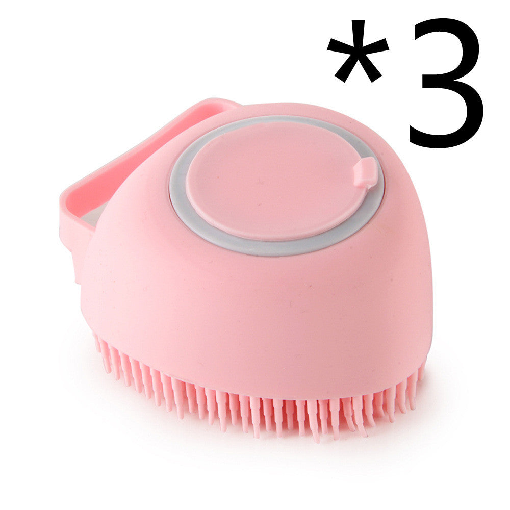 Bath, brush & massage all in one!  These silicone grooming gloves make bath time easy and fun—just add shampoo and scrub away!