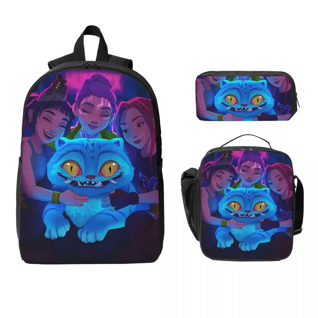 K-pop Demon Hunters Saja Boys School Bags Set