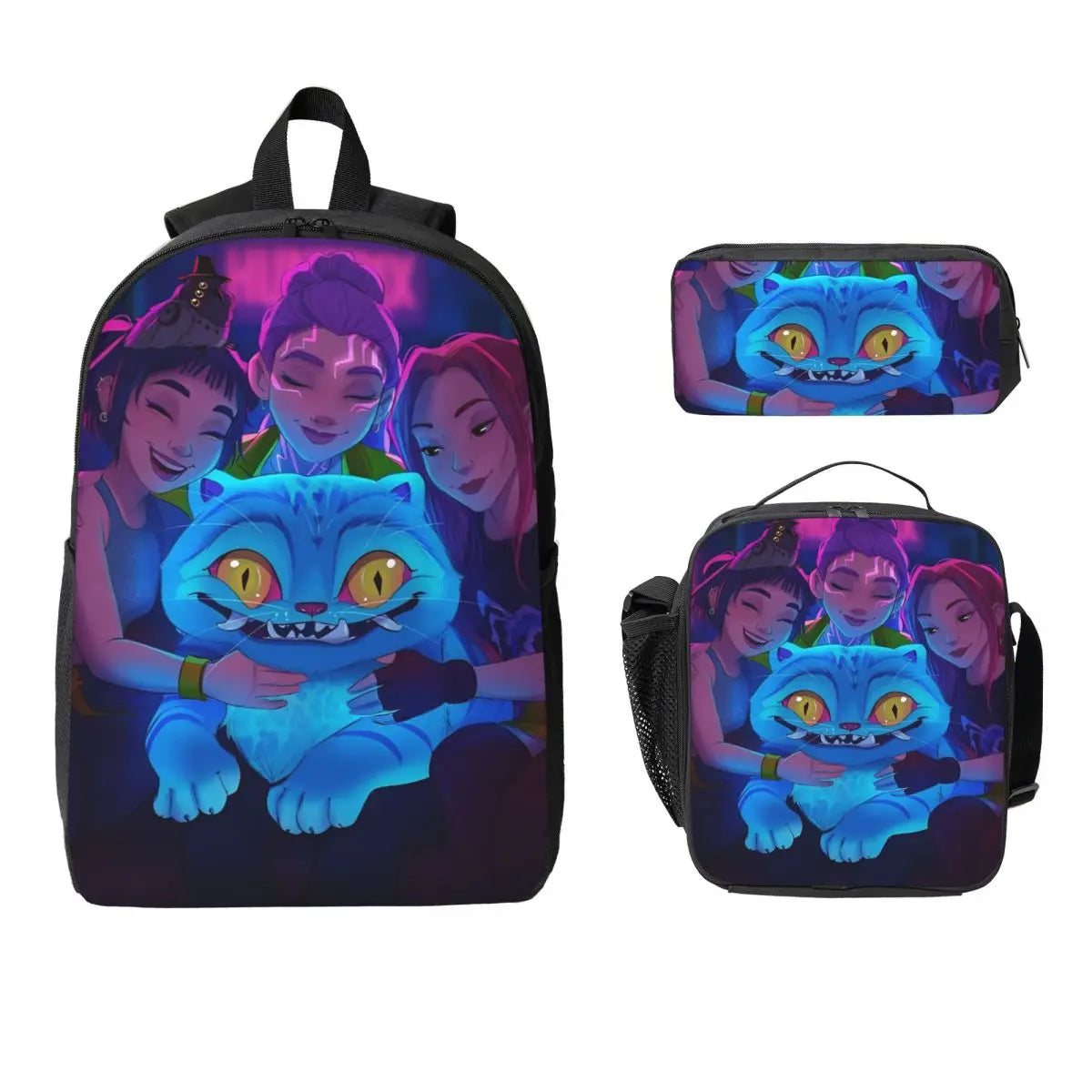 K-pop Demon Hunters Saja Boys School Bags Set