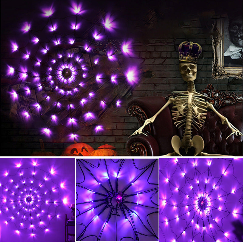 LED Spider Web - Halloween Decoration